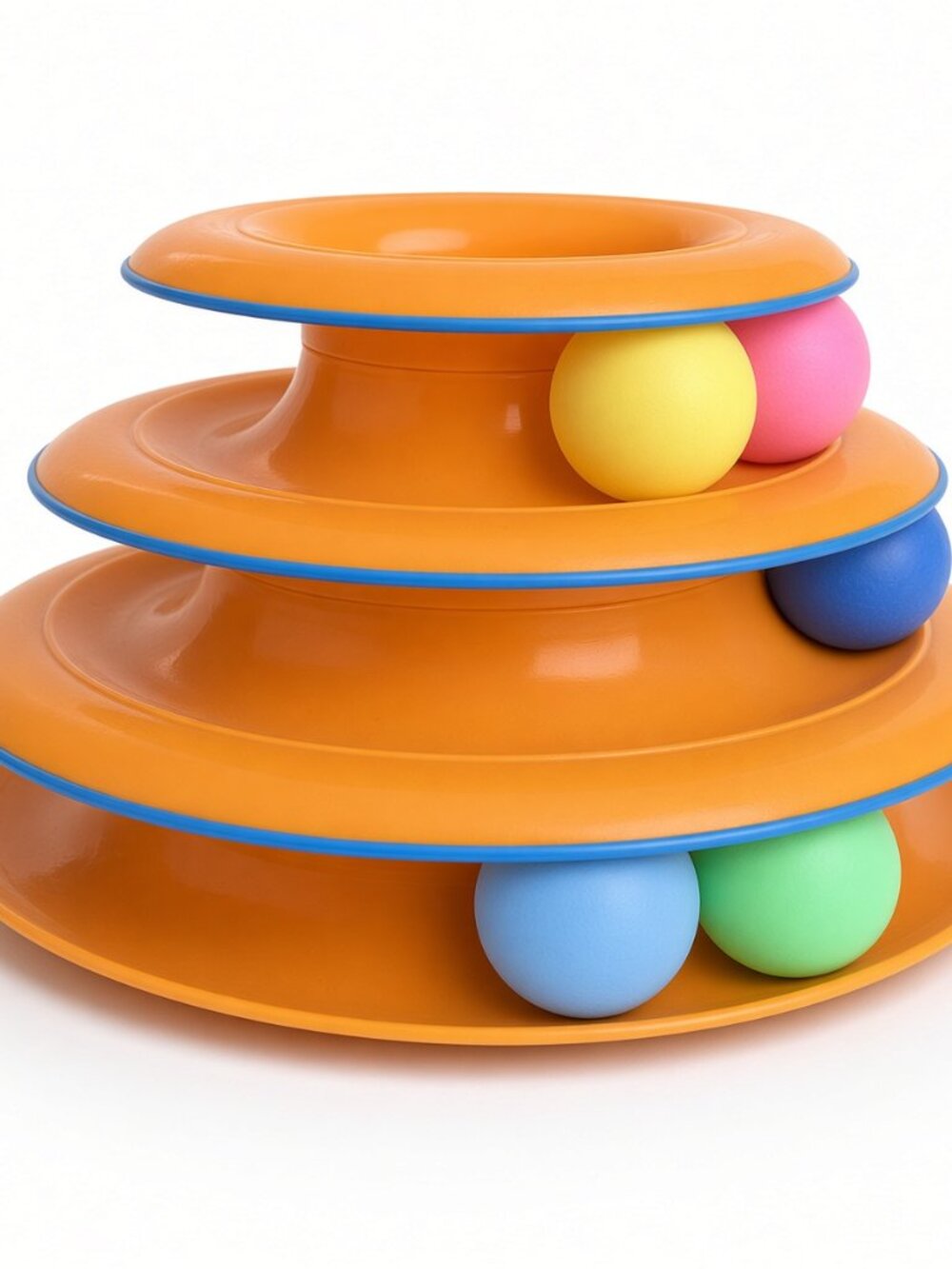 Catstages Tower of Tracks aka Toys My Cat Hates (3-tier) Interactive Cat Toy